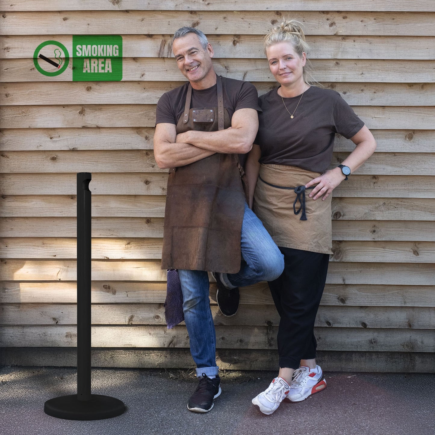 CENICERO MAXIMA NEGRO