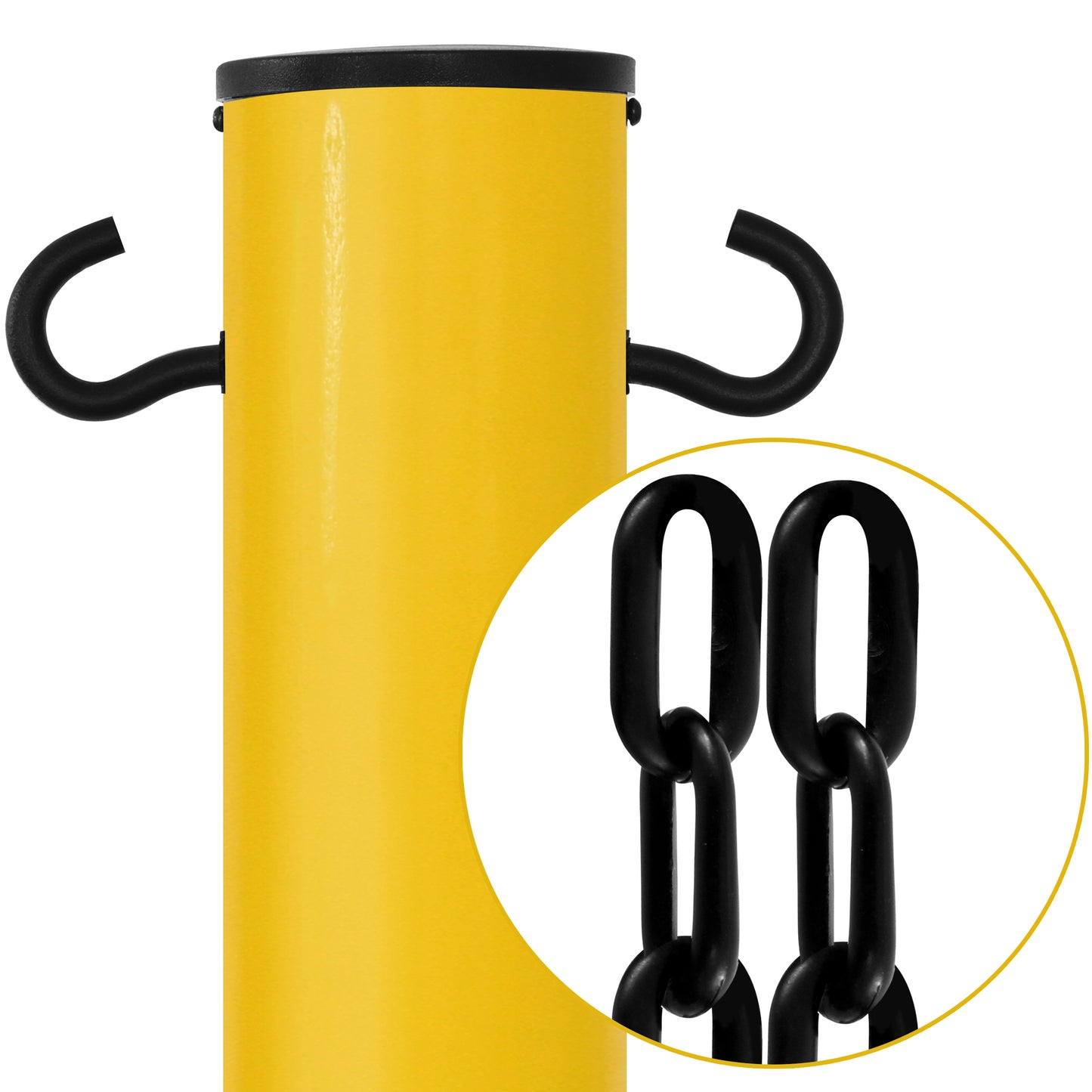 POSTE PLASTICO PARA CADENA (2 POSTES)