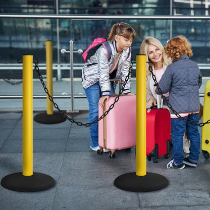 POSTE PLASTICO PARA CADENA (2 POSTES)