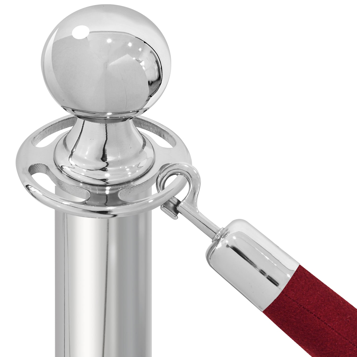 POSTE EJECUTIVO CROMADO (2 POSTES)