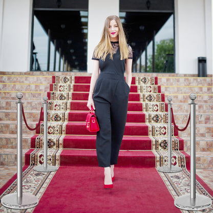 POSTE EJECUTIVO CROMADO (2 POSTES)