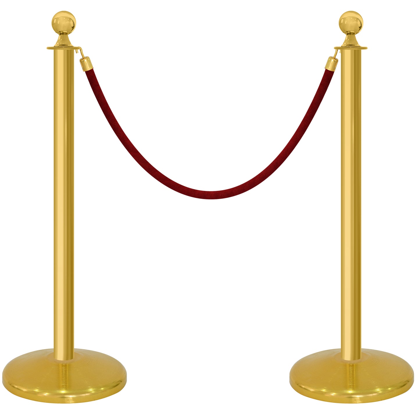 POSTE EJECUTIVO DORADO (2 POSTES)