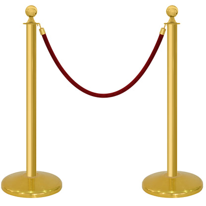 POSTE EJECUTIVO DORADO (2 POSTES)