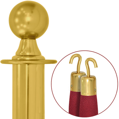 POSTE EJECUTIVO DORADO (2 POSTES)