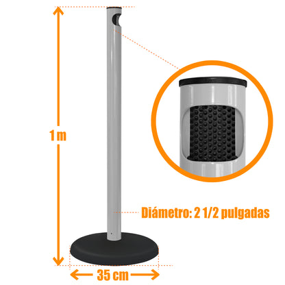 CENICERO MAXIMA GRIS