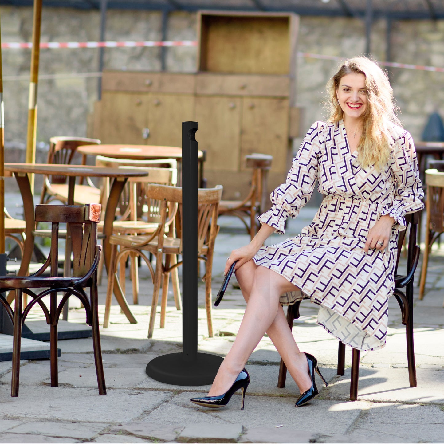 CENICERO MAXIMA NEGRO