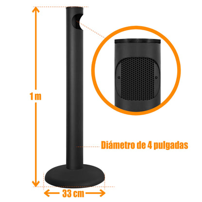 CENICERO TITAN NEGRO