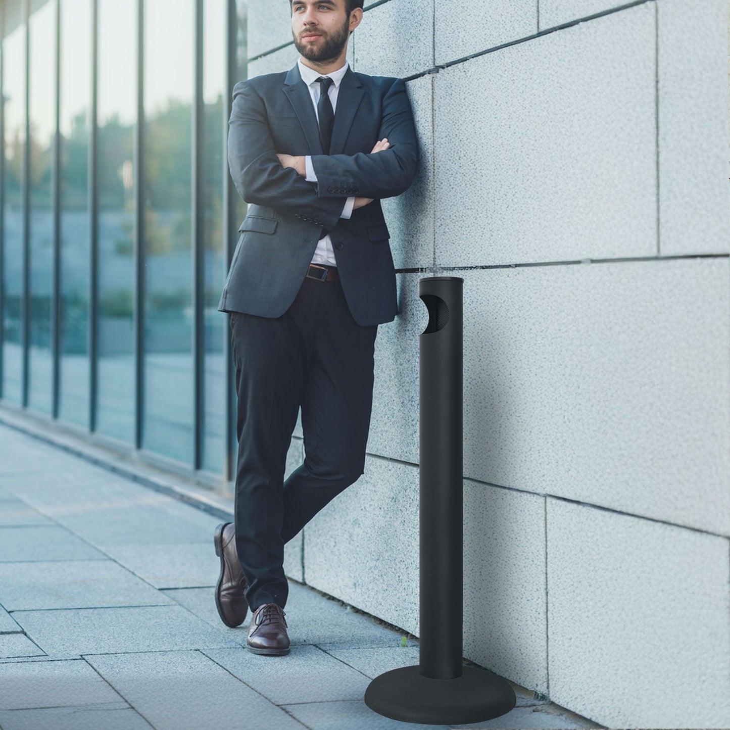 CENICERO TITAN NEGRO